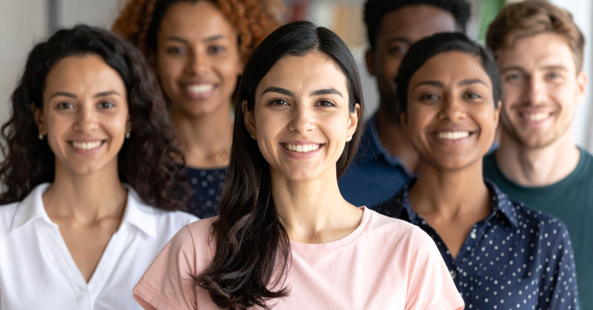 Group of diverse professionals.