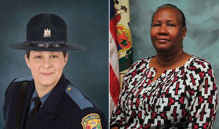 Detective Angela Garnsey and Investigator Deborah Walker, Department of Safety and Homeland Security