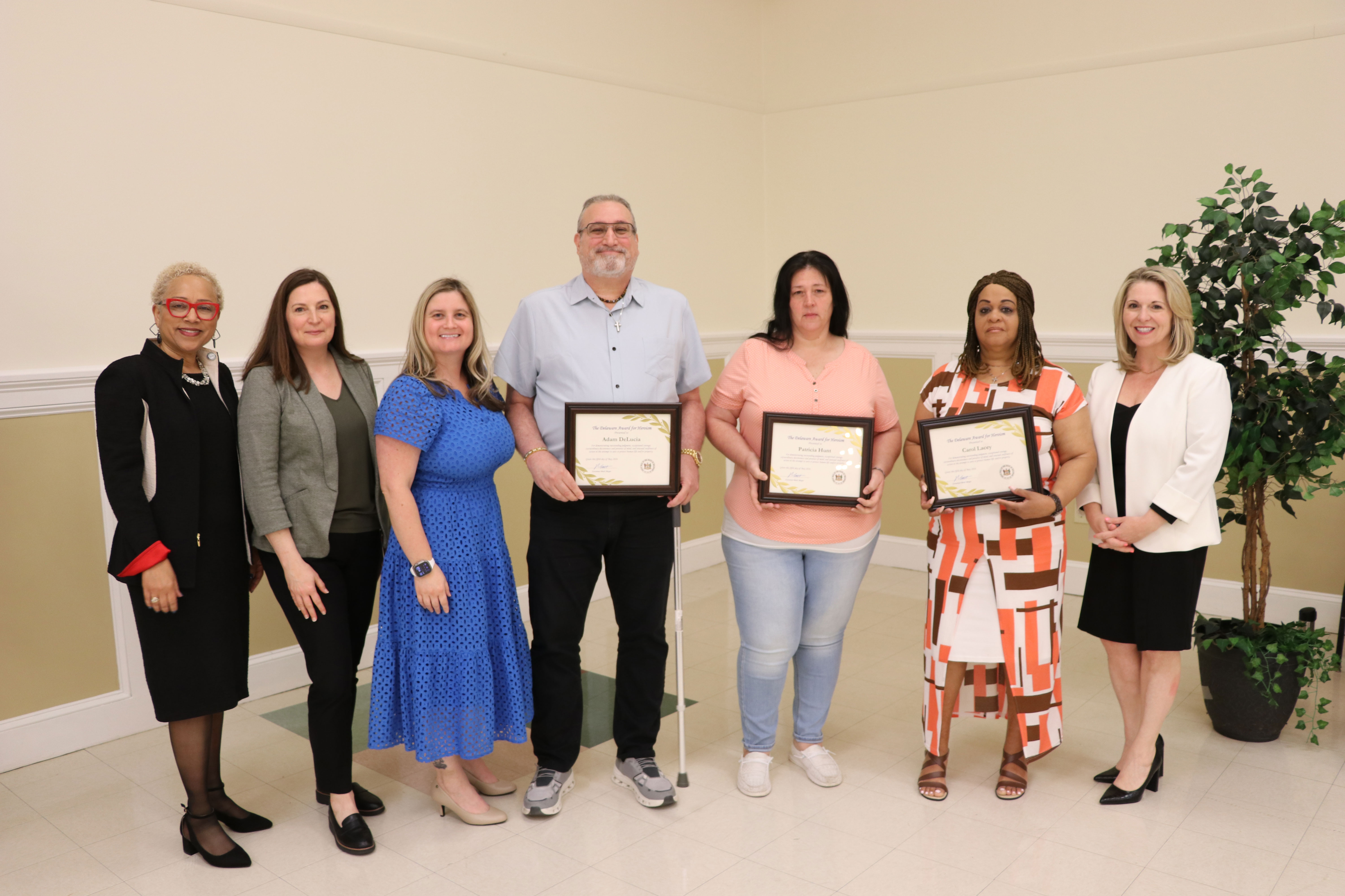 Darrin Coverdale, Adam DeLucia, Mario Glover, Patricia Hunt, Carol Lacey, Jams Pyle, and Crystal Reaves - Department of Transportation