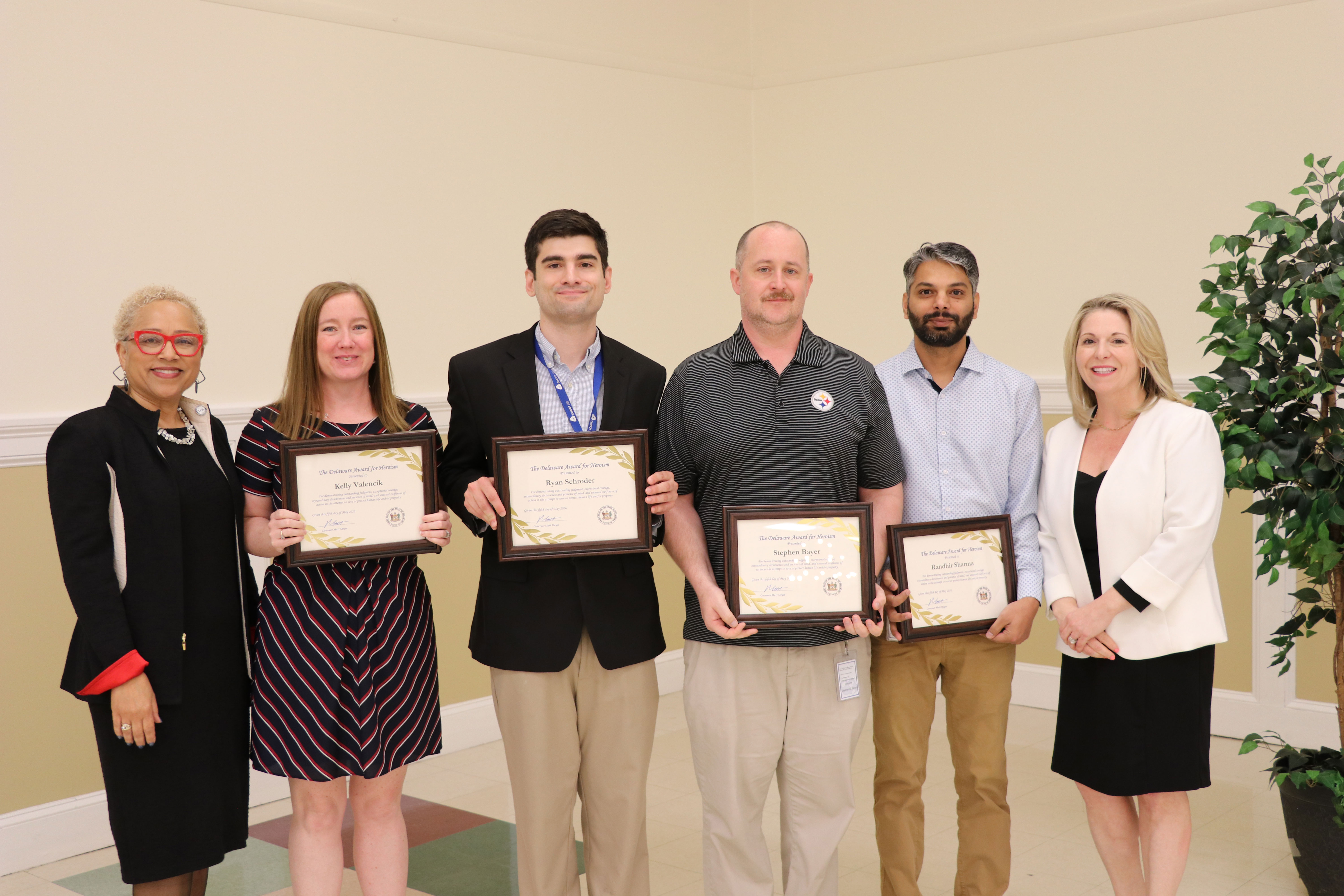 Stephen Bayer, Derek Sapp, Ryan Schroder, Randhir Sharma, and Kelly Valencik - Department of Transportation
