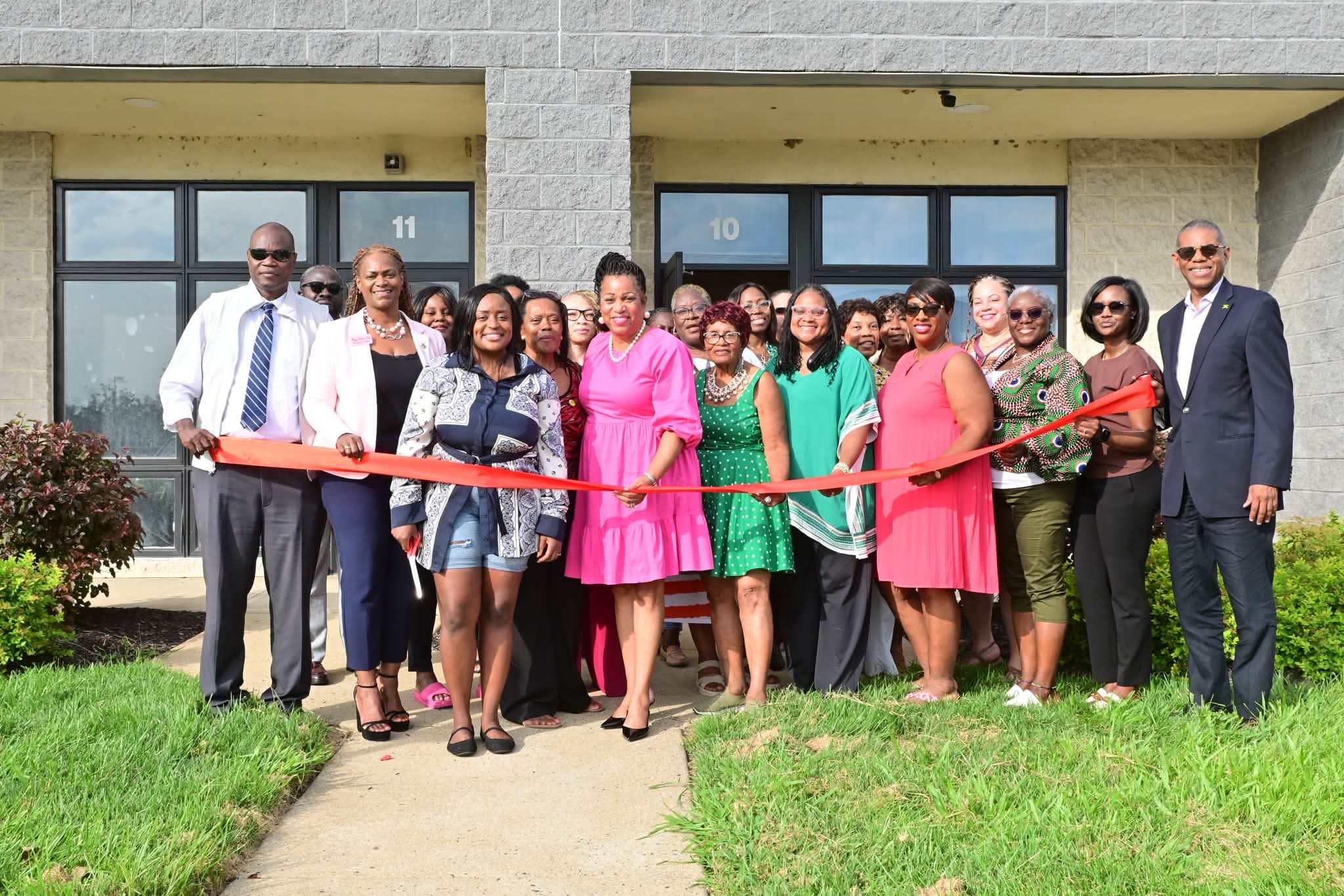 A group of business people attending the Caribbean American Chamber of Commerce of Northeast event.