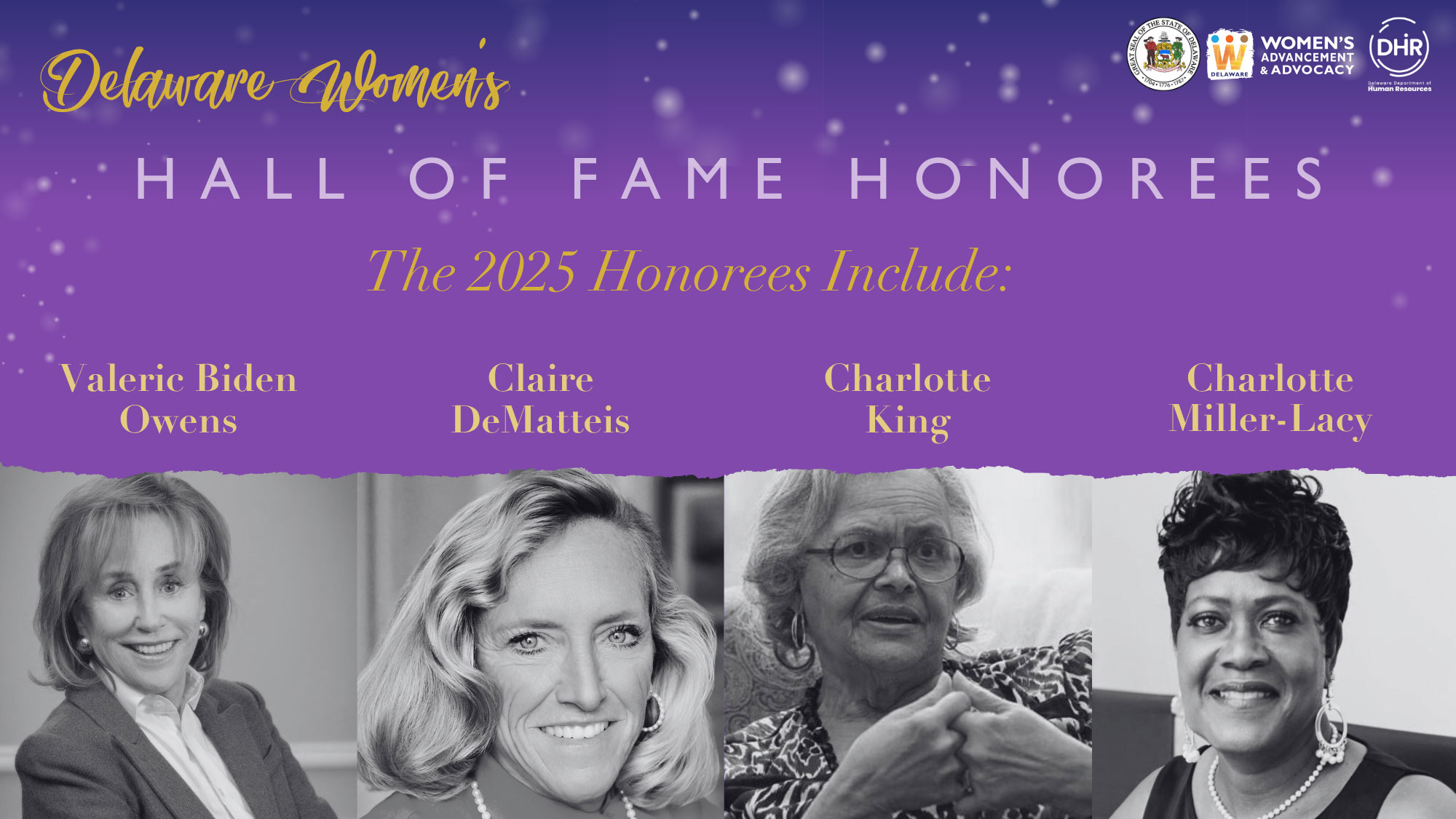 2025 Delaware Women Hall of Fame Inductees