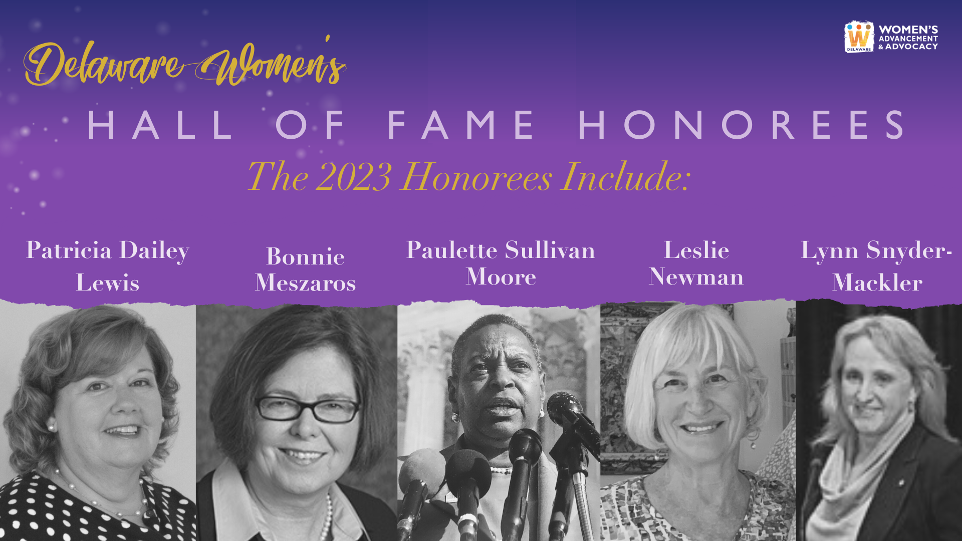 2023 Delaware Women Hall of Fame Inductees